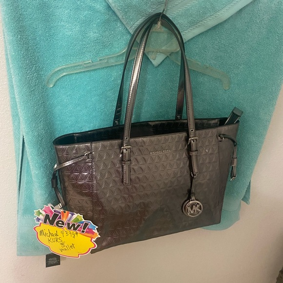 Ladies gunpueter without the wallet zip around Tote bag - Picture 2 of 4